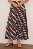 Amir Taghi Anna Skirt in Orange Army