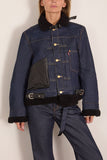 Levi's x Sacai Levis Sherpa Jacket in Indigo