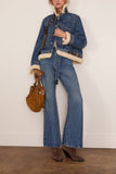 Levi's x Sacai Levis Sherpa Jacket in Blue