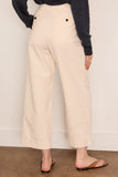 Toast Pleat Front Cotton Trousers in Natural