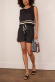 Xirena Leni Top in Black Linen
