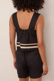 Xirena Leni Top in Black Linen