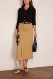Brandon Maxwell The Sloane Silk Cashmere Cardigan Sweater in Black