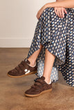Isabel Marant Beth Sneaker in Chocolate/Milky White