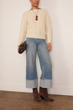 Isabel Marant Ponara Sweater in Ecru