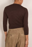 Etoile Isabel Marant Newton Cardigan in Chocolate