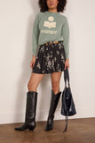 Etoile Isabel Marant Millyny Faded Sweatshirt in Sage/Ecru