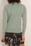 Etoile Isabel Marant Millyny Faded Sweatshirt in Sage/Ecru