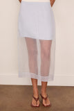 Simkhai Dana Midi Skirt in Periwinkle Sky