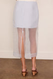 Simkhai Dana Midi Skirt in Periwinkle Sky