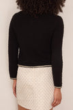 Simkhai Anouk Button Front Jacket in Black Ivory