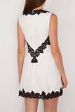 Simkhai Minna Mini Dress in Ivory/Multi