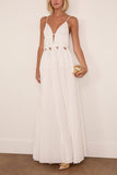 Simkhai Selene Gown in White