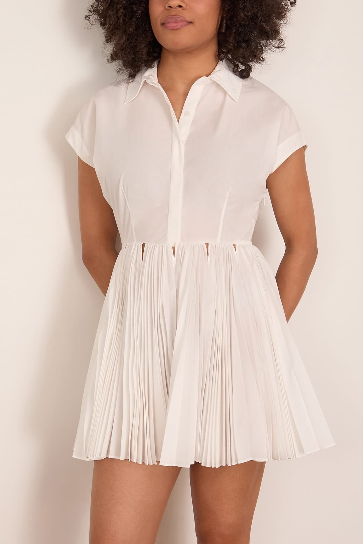 Simkhai Selin Mini Dress in White