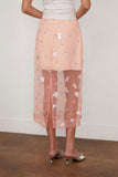 Simkhai Delilah Midi Skirt in Bubblegum