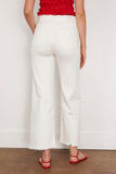 Simkhai Jude High Rise Crop Wide Leg Jean in Distressed White