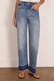Simkhai Jude High Rise Crop Wide Leg Jean in Sherwood