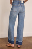 Simkhai Jude High Rise Crop Wide Leg Jean in Sherwood