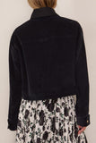 Maria McManus Cropped A-Line Jacket in Navy