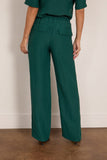 Maria McManus Wide Leg Pull On Pant in Emerald
