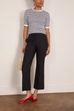 Maria McManus Baby Tee in Navy/White Stripe