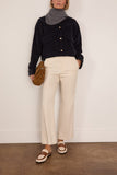 Maria McManus Mid Waisted Flare Pant in Ivory