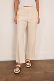 Maria McManus Mid Waisted Flare Pant in Ivory
