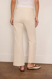 Maria McManus Mid Waisted Flare Pant in Ivory