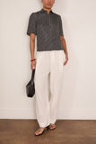 Maria McManus Bell Sleeve Blouse in Black Stripe