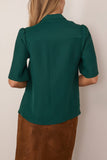 Maria McManus Bell Sleeve Blouse in Emerald