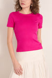 Flore Flore Car Tee in Fuchsia