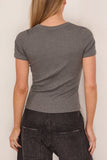 Flore Flore Car Tee in Melee Grey