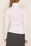 Flore Flore Dinah Turtleneck in White