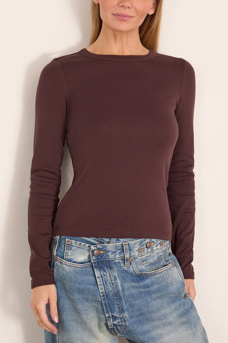 Flore Flore Max Tee in Choco Plum