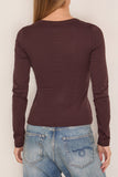 Flore Flore Max Tee in Choco Plum