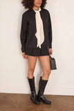 Sacai Suiting Shirt in Black