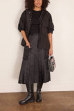 Sacai Nylon Twill Skirt in Black