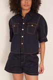 Sacai Denim Shirt in Navy
