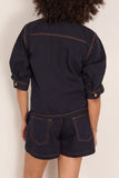 Sacai Denim Shirt in Navy