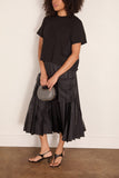 Sacai Denim x Cotton Jersey T-Shirt in Black