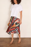 Sacai Sacai x A.P.C. Quilts Skirt in Orange Multi