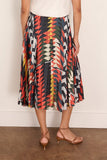Sacai Sacai x A.P.C. Quilts Skirt in Orange Multi