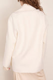Loulou de Saison Neil Double Breasted Jacket in Ivory