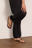 Staud Freja Thong in Wood Bead