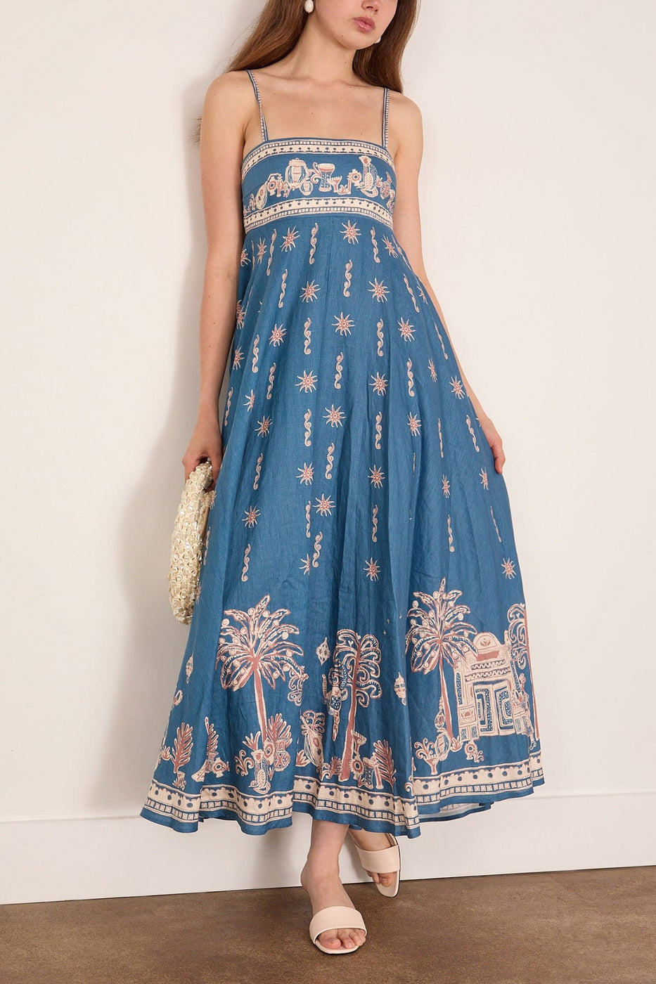 Alemais Acacia Sundress in Blue