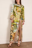 Alemais Toucan Tango Silk Midi Dress in Multi