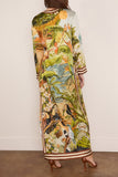 Alemais Toucan Tango Silk Midi Dress in Multi