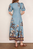 Alemais Georgie Midi Dress in Blue