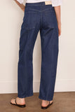 Another Tomorrow Denim Curved Pant in Rinsed