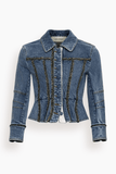 Hellessy Kai Jacket in Dark Stone Wash